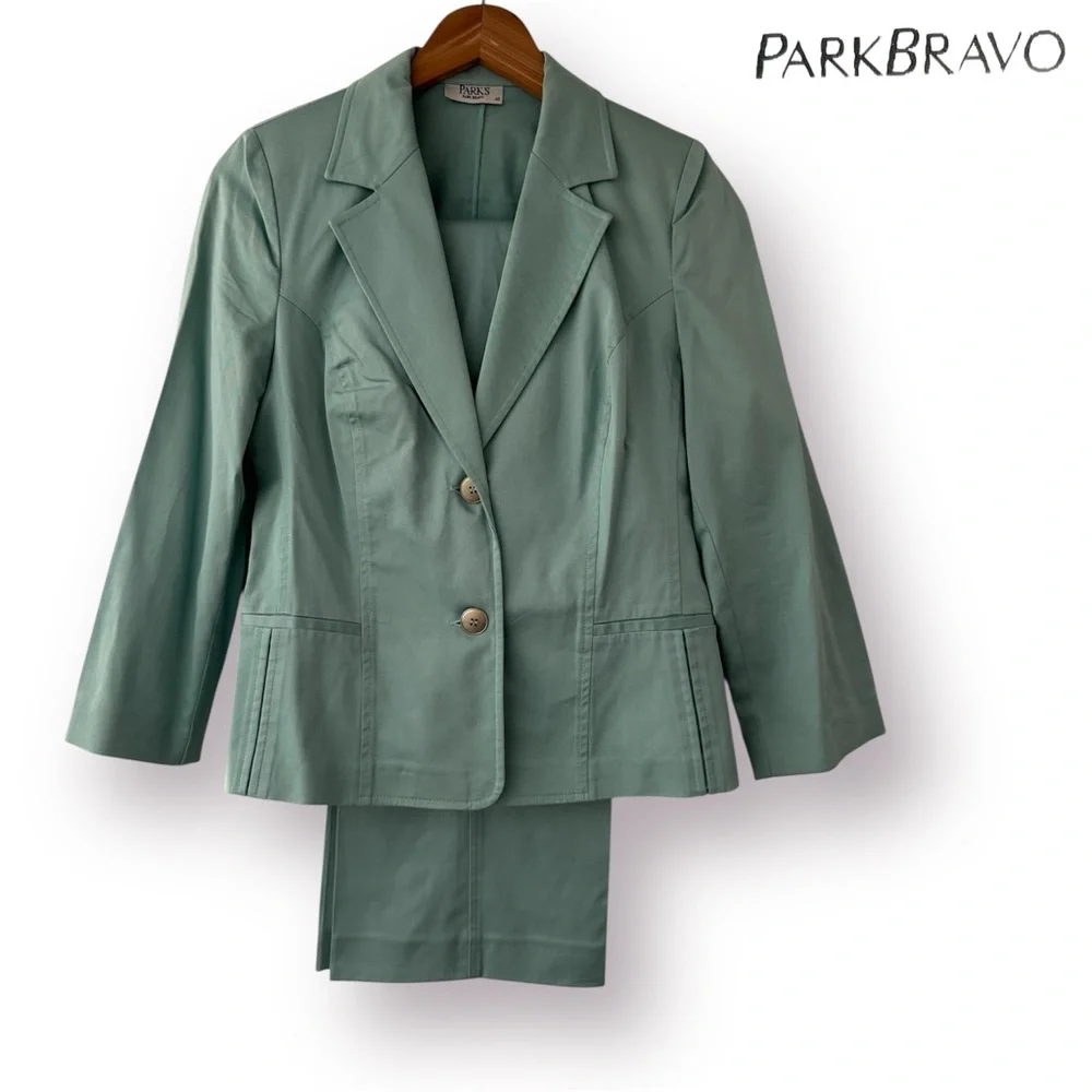 Park Bravo Elegant Women's Single-Breasted Blazer&Pants 2-PIECE Suit Set - Picture 2 of 13